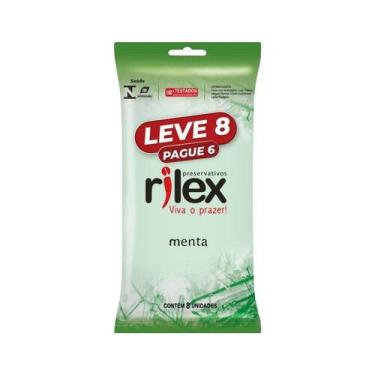 Imagem de Preservativo Rilex Leve 8 Pague 6 Menta Especial
