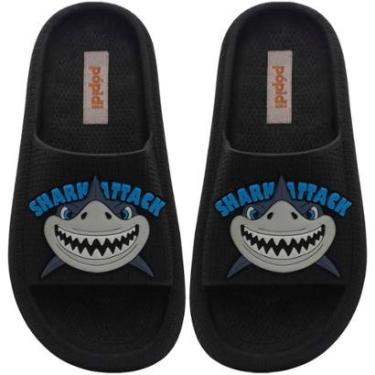 Imagem de Chinelo Nuvem Infantil 25ao40 Sandália Menino Tubarao 12.81-Masculino