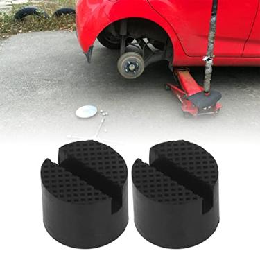 Imagem de Almofada de borracha com adaptador ranhurado, cabo antiderrapante resistente para veículos SUV Sedan, ferramenta de base de carrinho de suporte de eixo universal