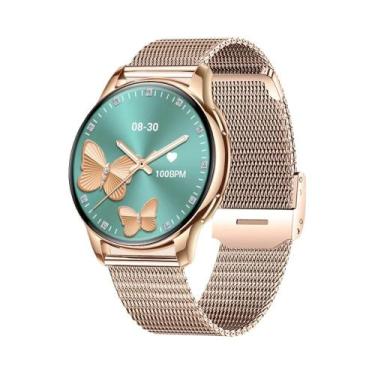 Imagem de Relógio Inteligente Feminino E Masculino Bluetooth Com Tela Sensível A