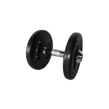 Imagem de Dumbell Injetado com Pegada Cromada 12kg