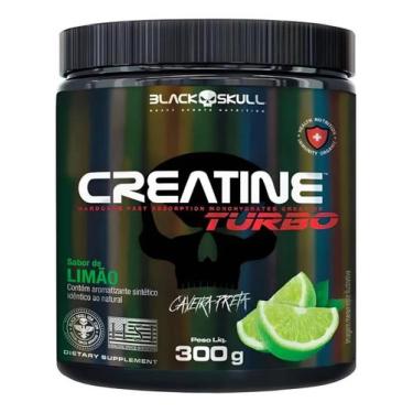 Imagem de Creatina Turbo Black Skull 300g Limão
