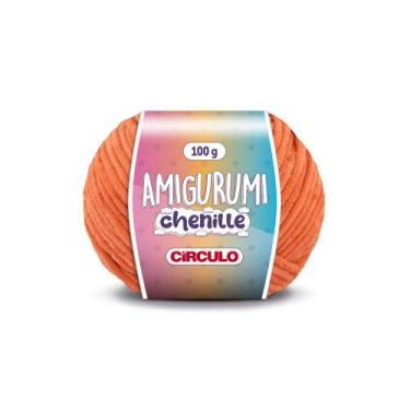 Imagem de Linha Amigurumi Chenille C/110m - Circulo, 4140 Tijolo