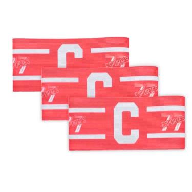 Imagem de Kit 3 Braçadeira Faixa Capitão 77 Impressão Digital Fechamento tiras a