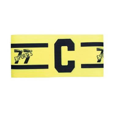 Imagem de Braçadeira Faixa Capitão 77 Impressão Digital Fechamento tiras autocol