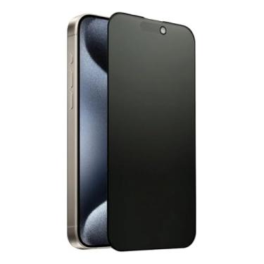 Imagem de Película Privacidade de Tela Frontal 15/16 Pro iPhone Cerâmica de Privacidade Nano Gel Proteção Total Para iPhone16 15 Pro Ceramica