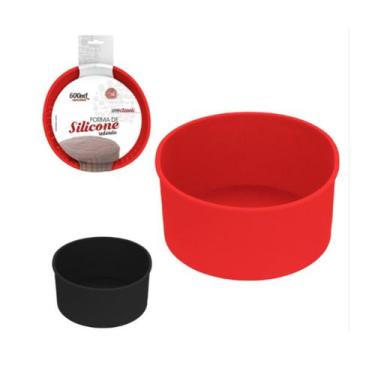 Imagem de Molde De Bolo De Silicone Em Forma Redonda Forma Redonda 600ml - Artss