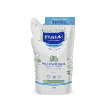 Imagem de Gel Lavante Suave Eco-Refil, Corpo e Cabelo com Abacate Orgânico, Fórmula Vegana e Biodegradável, 400ml