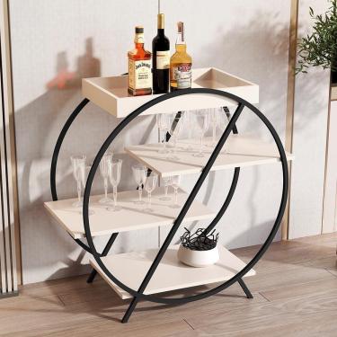 Imagem de Adega Com 4 Prateleira Encantado Pérola Preto