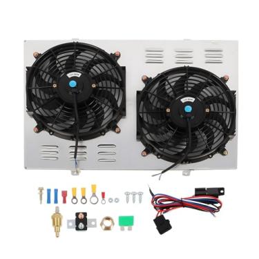 Imagem de Assembroverse Kits de proteção de ventilador elétrico de radiador compatíveis com Camaro Nova Impala Malibu 1968-1980