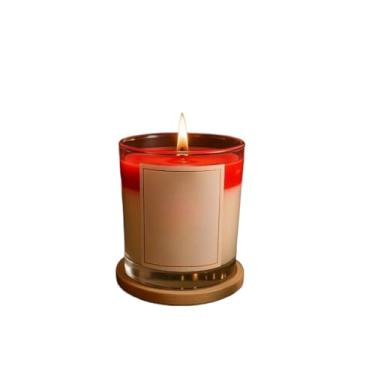 Imagem de Vela aromática artesanal 150/100G - Vários Aromas - Com especiarias e tampa de madeira(Vela de Natal,150G)