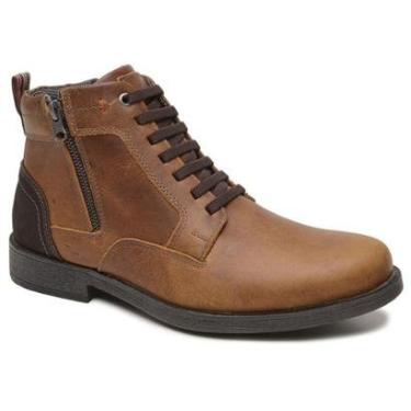 Imagem de Bota Masculina Coturno Couro Estiloso Elegante Social Casual-Masculino