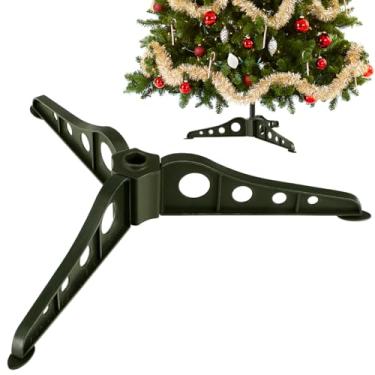 Imagem de BESTYASH Suporte para árvore de Natal, suporte de árvore de Natal, suporte para poste artificial de 1,5 m, fácil instalação, pernas dobráveis, decoração de Natal para casa