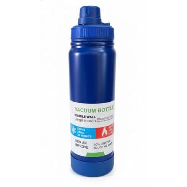 Imagem de Garrafa Térmica 800ml Inox Squeeze Água Quente Frio Isolamento a Vácuo com Infusor de Chá e Alça