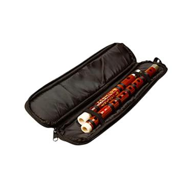 Imagem de Flauta de bambu de dupla face, instrumento musical nacional para iniciantes e profissionais (cor: 1)