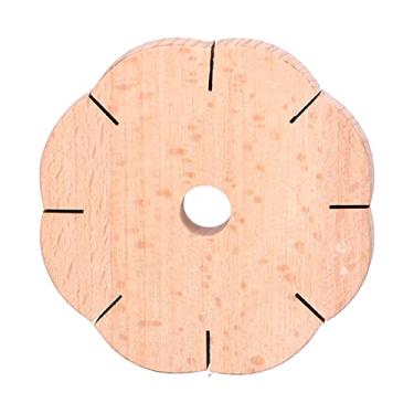 Imagem de Kit de pulseira de madeira entrançada disco diy artesanal jóias fazendo ferramenta em forma de pétala artesanato suprimentos para uso doméstico artesanato madeira real 1 peça