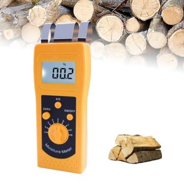 Imagem de HGTRH Teste de umidade de madeira por indução, testador de umidade para madeira com caixa de armazenamento, tela LCD retroiluminada, bateria de 9V, testes não destrutivos precisos 0~2% e 0~90%