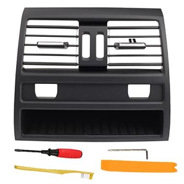 Imagem de Ventilação traseira AC compatível com BMW Série 5 520 523 525 528 530 535 550, grades de ar condicionado traseira para F10 F18 (2010-2016)