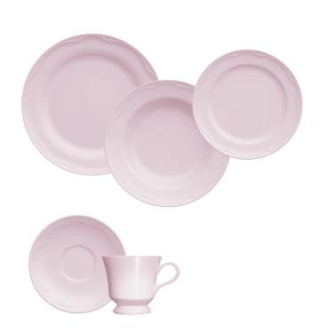 Imagem de Jogo Jantar Chá 20 Peças Cottage Rosa Germer Porcelanas