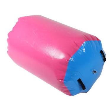 Imagem de Generic Rolo de Ar de Ginástica, Tapete Inflável de Rolo de Pvc Com Costuras Laterais Reforçadas para Treinamento de Mola Traseira, Líder de Torcida, Uso Doméstico