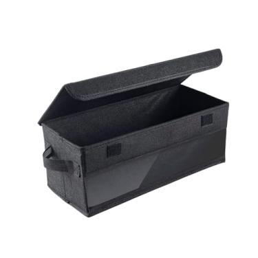 Imagem de WeiLaiKeQi Estojo para DVD, caixa organizadora de CDs, versátil, fácil de usar, organizador de mídia para coleção de música e áudio, Preto Claro