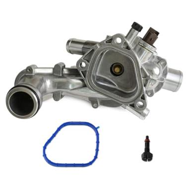 Imagem de MILIPARTS Termostato de motor de alumínio atualizado e conjunto de carcaça compatível com Mini Cooper Cooper S Countryman JCW 1.6L 2007 2008 2009 2010 2011 2012 2013