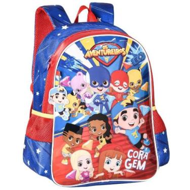 Imagem de Mochila De Costas Oficial Os Aventureiros Luccas Neto - CLIO, Azul