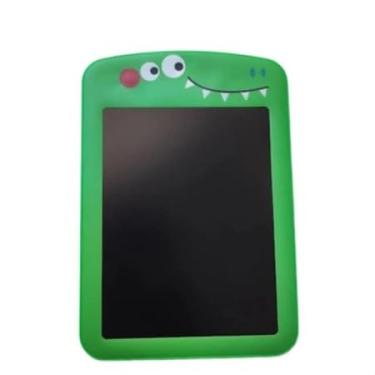 Imagem de Tablet de Escrita e Desenho Infantil Cores, Tamanhos e Formatos Especiais de Animais – Educativos e Divertidos (Dinossauro)