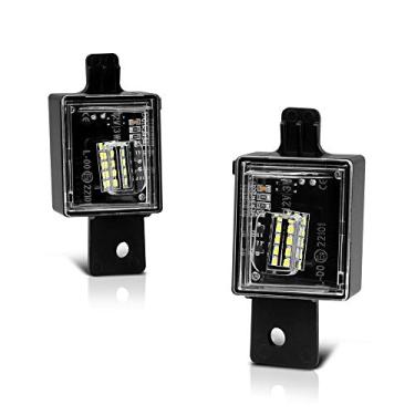 Imagem de VIPMOTOZ Lâmpada de LED completa para montagem de lâmpadas de LED para Chevy Colorado Silverado GMC Canyon Sierra 1500 2500HD 3500HD Pickup Truck, 6000K Diamond White, 2 peças