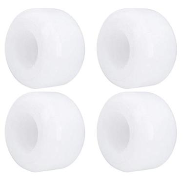 Imagem de Ymiko 4 Unidades/Conjunto de Peças de Reposição para Rodas de Skate PU de Alta Elasticidade (Branco com fotos)