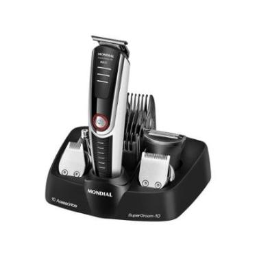 Imagem de Aparador de Pelos Mondial Super Groom 10 BG-08 com Acessórios 78605-01-Masculino
