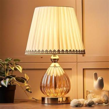 Imagem de Quarto Contemporâneo Lâmpada De Mesa De Cerâmica LED Criatividade Americana Sala De Estar Quarto Infantil Estudo Villa Hotel Cabeceira Mesa Luz (Estilo 3)