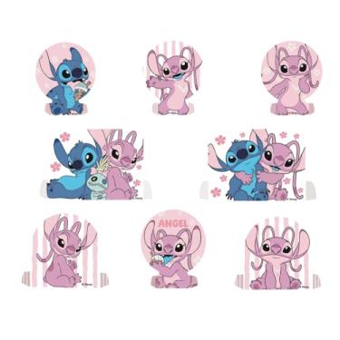 Imagem de Decoração de Mesa Angel Stitch com 8 Peças – Tema Festa Infantil