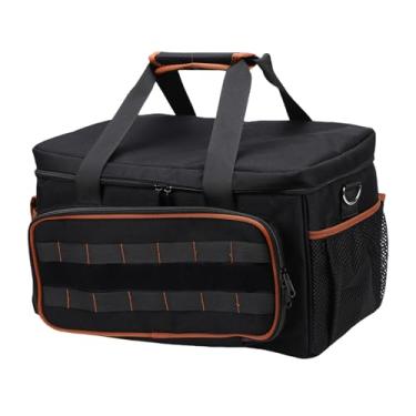 Imagem de aqxreight Bolsa de Ferramentas Resistente de 17 Polegadas, à Prova de Desgaste, Organizador de Armazenamento de Pano Oxford, Eletricista, Mecânico, Reparador