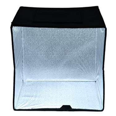 Imagem de Cryfokt Mini Caixa de Luz Fotográfica Dobrável Com Plugue USB Com Placas de Fundo para Fotografar, Caixa de Estúdio Portátil de Alto Brilho para Fotografar Em Mesa, de Estúdio Fotográfico de 15,7