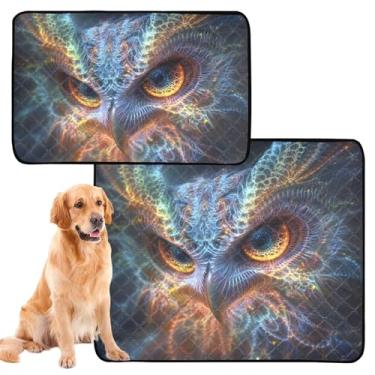 Imagem de TSENQUE Almofadas de urina laváveis extravagantes e laváveis para animais de estimação, almofada reutilizável para gatos e gatos, tapete de gaiola de cachorro fofo, impermeável, absorventes para cães