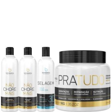 Imagem de Borabella Kit Não Chore + Selagem 3x350ml + Pratudo 1kg