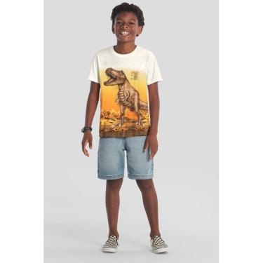 Imagem de Camiseta Infantil Menino De Dinossauro Brandili-Masculino