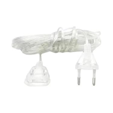 Imagem de Cabo De Extensão De Energia Com Plugue EU 3M 5M, Fio De Luz LED Para F