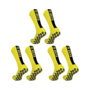 Imagem de Meias De Futebol Antiderrapantes De Silicone Quadradas Para Homens E M