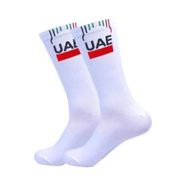 Imagem de Meias Esportivas Antiderrapantes De Cano Médio (18 Cores) Para Futebol