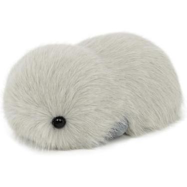 Imagem de Companheiro Interativo de Pelúcia com IA – Animal de Estimação Robótico para Apoio Emocional com Privacidade Garantida, Brinquedos Robóticos para Aliviar a Ansiedade e Proporcionar Conforto (Branco)