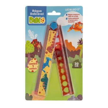 Imagem de Régua Escolar Dobrável 15/30cm Geométrica Temática Infantil Feminino M