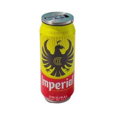 Imagem de Garrafa Térmica De Aço Inoxidável 500ML Com Canudo Para Cerveja E Refr