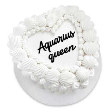 Imagem de Topo de bolo Rainha Escorpião – Decoração de aniversário do zodíaco para festa de astrologia, suprimentos com tema de horóscopo para mulheres ou adultos, placa de bolo de acrílico preto (rainha de