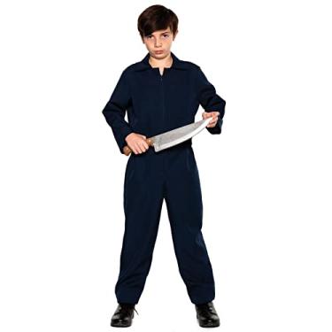 Imagem de UNDERWRAPS Cosplay Horror Killer Jumpsuit - Kid's Coverall Horror Jumpsuits, Horror Killer Cosplay Jumpsuit Halloween Coveralls Boys Costume Medium (6-8)
