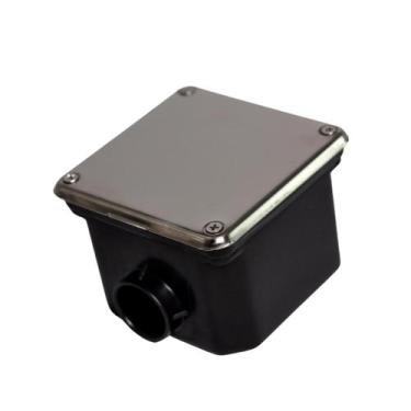 Imagem de Caixa de Passagem Quadrada para Fios de Iluminação com Tampa Inox  Dur
