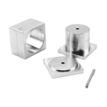 Imagem de KiBcsLic Ferramenta para fabricar blocos de isca de peixe, máquina para fazer iscas artificiais, dispositivo para moldar iscas de pesca reutilizáveis, Redondo