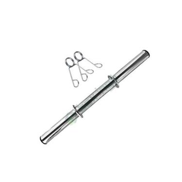 Imagem de Barra para Halteres Oca com Presilhas - 40cm - BOX INGÁ