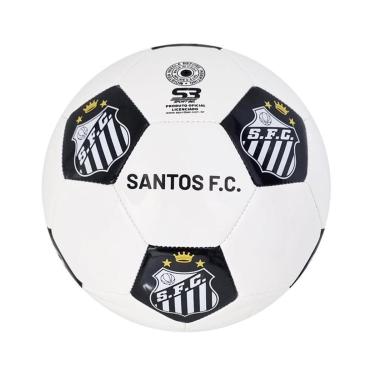 Imagem de BOLA FUTEBOL DE CAMPO BEL WATCH SANTOS F.C - BCO/PTO UN-Unissex